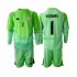 Costa Rica Voetbalshirt Keylor Navas 1 Doelman Kleuters/Kids Thuis Tenue 2025 Lange Mouw