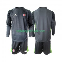 Costa Rica Voetbalshirt Doelman Kleuters/Kids Uit Tenue 2025 Lange Mouw