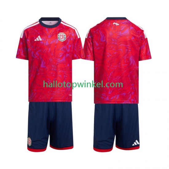 Costa Rica Voetbalshirt Kleuters/Kids Thuis Tenue 2026 Korte Mouw