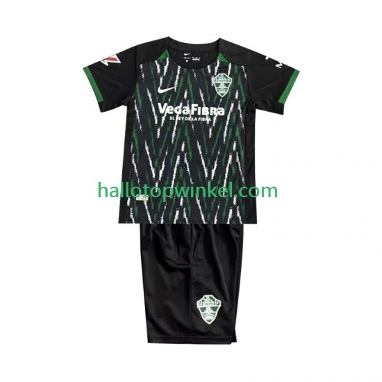 Voetbalshirt Elche CF Kleuters/Kids Uit Tenue 2025-2026 Korte Mouw
