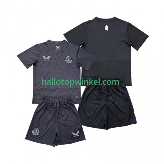 Everton Voetbalshirt FC Doelman Kleuters/Kids Uit Tenue 2025-2026 Korte Mouw