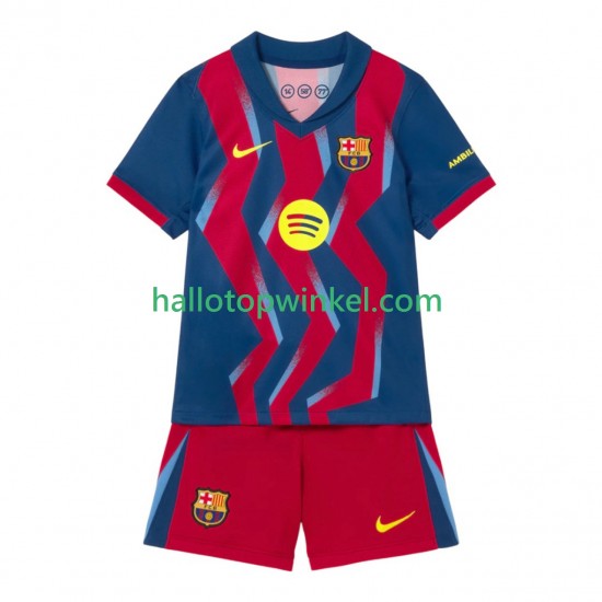 FC Barcelona Voetbalshirt Kleuters/Kids Vierde Tenue 2025-2026 Korte Mouw