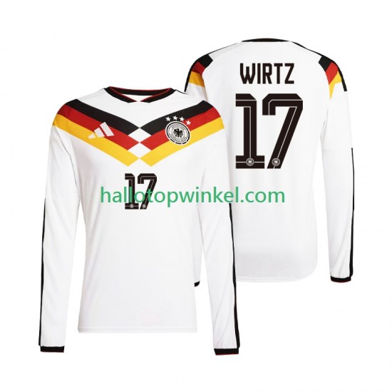 Duitsland Voetbalshirt Florian Wirtz 17 Heren Thuis Tenue WK 2026 Lange Mouw