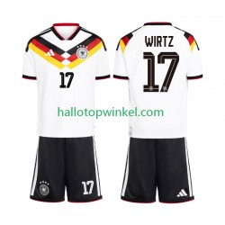 Duitsland Voetbalshirt Florian Wirtz 17 Kleuters/Kids Thuis Tenue WK 2026 Korte Mouw