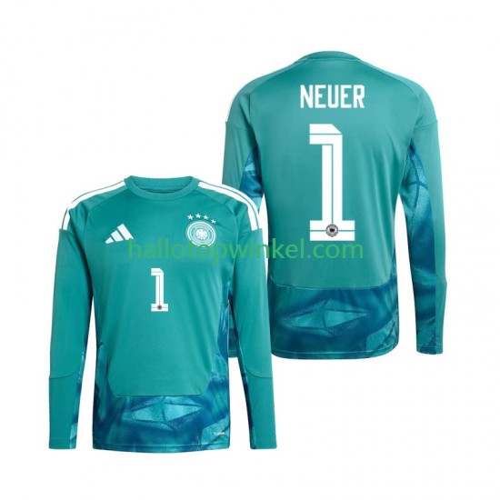 Duitsland Voetbalshirt Manuel Neuer 1 Doelman Heren Thuis Tenue WK 2026 Lange Mouw