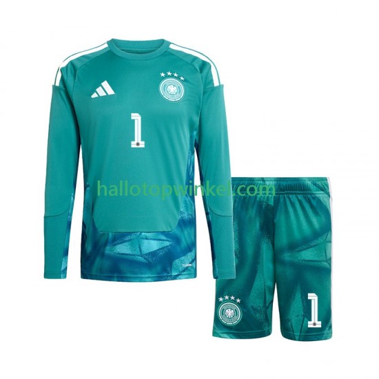 Duitsland Voetbalshirt Oliver Baumann 1 Doelman Kleuters/Kids Thuis Tenue WK 2026 Lange Mouw