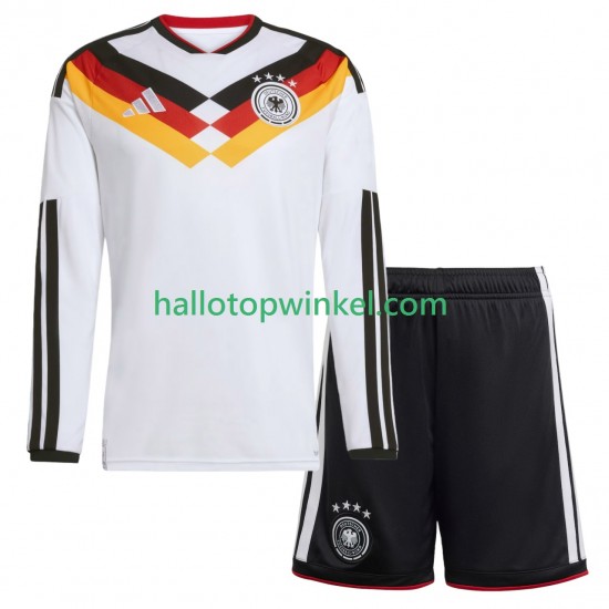 Duitsland Voetbalshirt Kleuters/Kids Thuis Tenue WK 2026 Lange Mouw