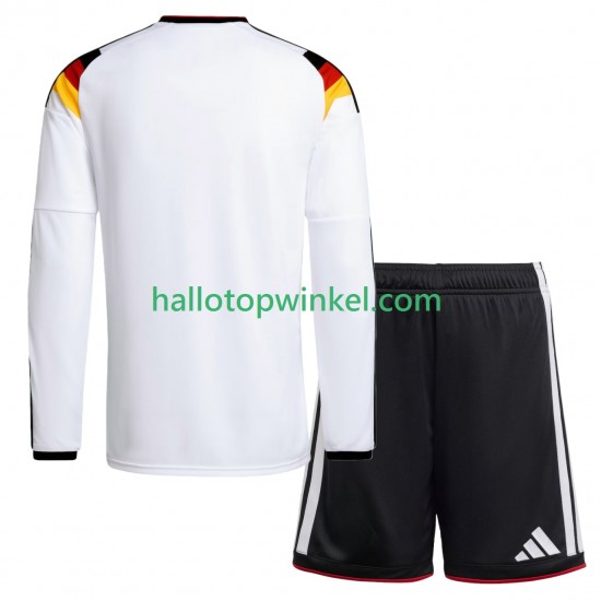 Duitsland Voetbalshirt Kleuters/Kids Thuis Tenue WK 2026 Lange Mouw