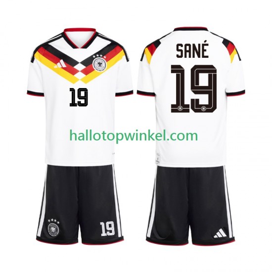 Duitsland Voetbalshirt Leroy Sane 19 Kleuters/Kids Thuis Tenue WK 2026 Korte Mouw