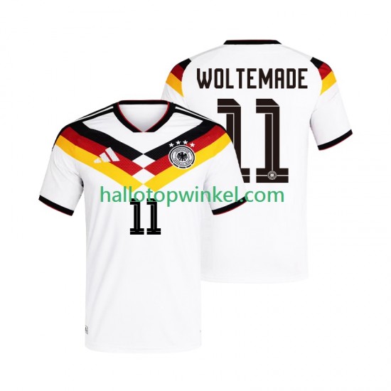 Duitsland Voetbalshirt Woltemade 11 Heren Thuis Tenue WK 2026 Korte Mouw