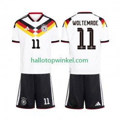 Duitsland Voetbalshirt Woltemade 11 Kleuters/Kids Thuis Tenue WK 2026 Korte Mouw