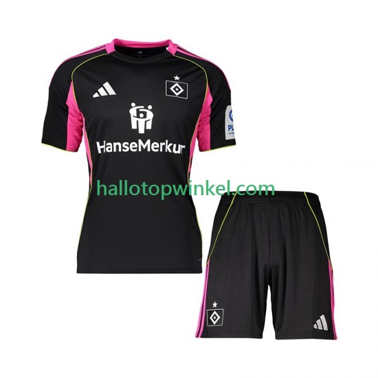 Hamburger SV Voetbalshirt Kleuters/Kids Derde Tenue 2025-2026 Korte Mouw