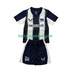 Hertha BSC Voetbalshirt Kleuters/Kids Thuis Tenue 2025-2026 Korte Mouw