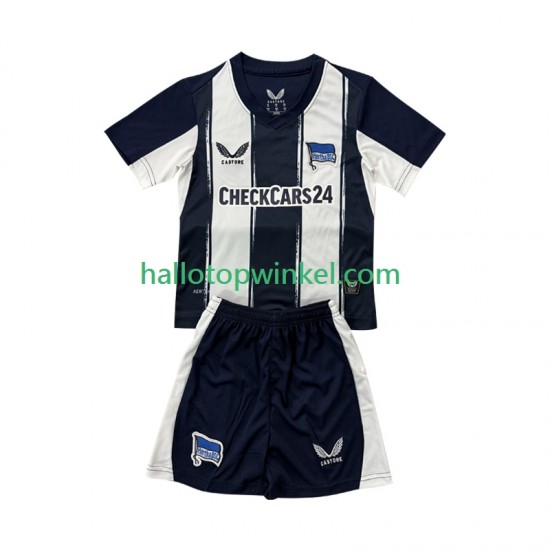 Hertha BSC Voetbalshirt Kleuters/Kids Thuis Tenue 2025-2026 Korte Mouw