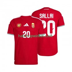 Hongarije Voetbalshirt Sallai 20 Heren Thuis Tenue WK 2026 Korte Mouw