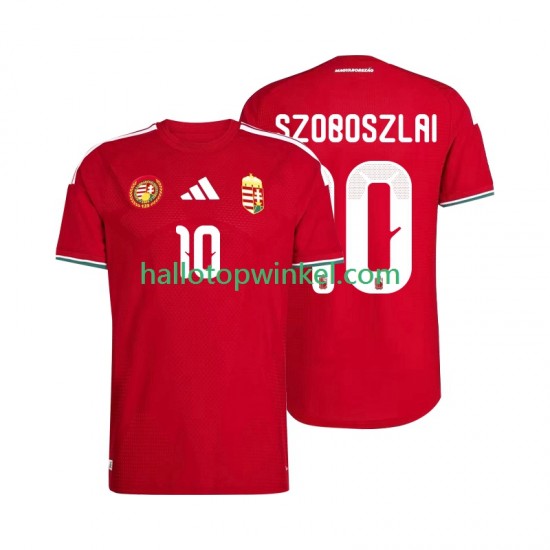 Hongarije Voetbalshirt Szoboszlai 10 Heren Thuis Tenue WK 2026 Korte Mouw