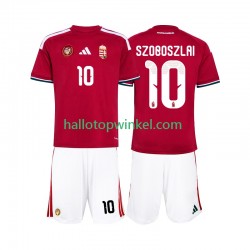 Hongarije Voetbalshirt Szoboszlai 10 Kleuters/Kids Thuis Tenue WK 2026 Korte Mouw