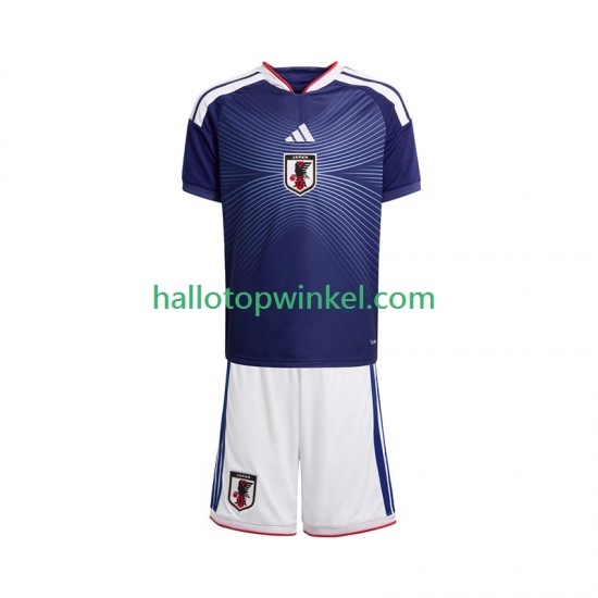 Japan Voetbalshirt Kleuters/Kids Thuis Tenue WK 2026 Korte Mouw