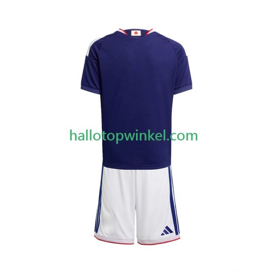 Japan Voetbalshirt Kleuters/Kids Thuis Tenue WK 2026 Korte Mouw