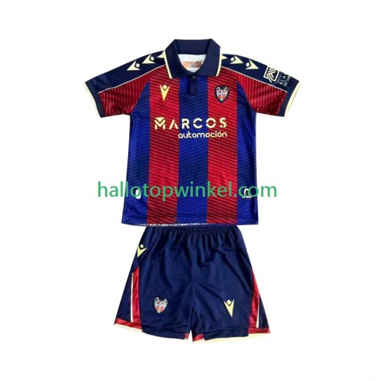 Voetbalshirt Levante Kleuters/Kids Thuis Tenue 2025-2026 Korte Mouw