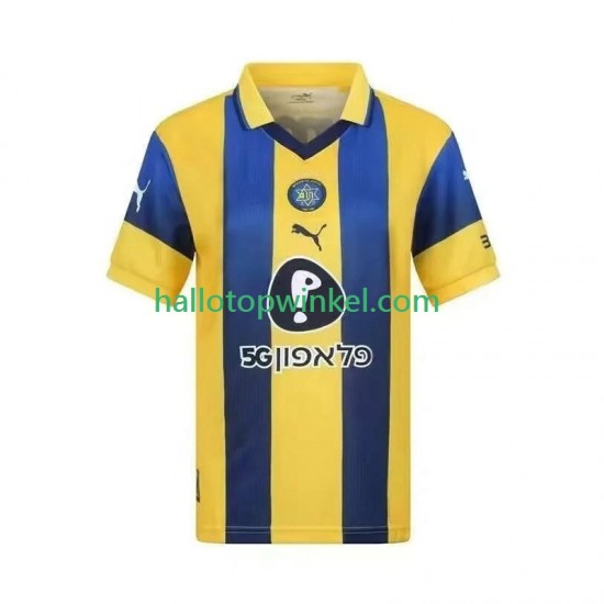 Voetbalshirt Maccabi Tel Aviv Heren Thuis Tenue 2025-2026 Korte Mouw