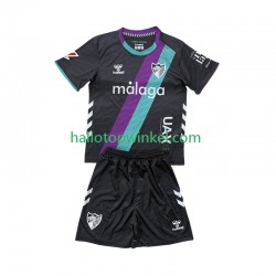 Málaga CF Voetbalshirt Kleuters/Kids Uit Tenue 2025-2026 Korte Mouw