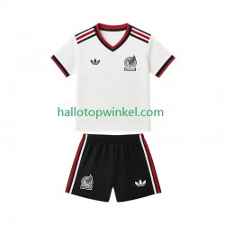Mexico Voetbalshirt Kleuters/Kids Uit Tenue WK 2026 Korte Mouw