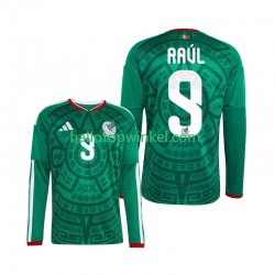 Mexico Voetbalshirt Raul Jimenez 9 Heren Thuis Tenue WK 2026 Lange Mouw