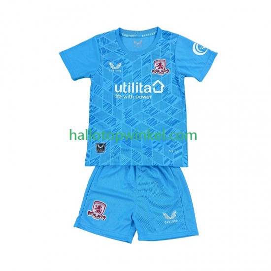 Middlesbrough Voetbalshirt Doelman Kleuters/Kids Thuis Tenue 2025-2026 Korte Mouw