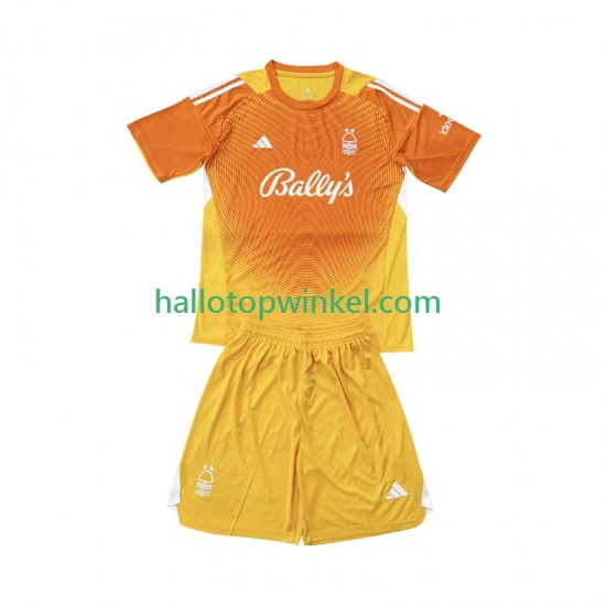 Nottingham Forest Voetbalshirt Doelman Kleuters/Kids Derde Tenue 2025-2026 Korte Mouw