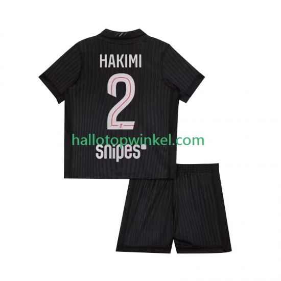 Paris Saint-Germain Voetbalshirt Achraf Hakimi 2 Kleuters/Kids Vierde Tenue 2025-2026 Korte Mouw