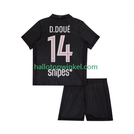 Paris Saint-Germain Voetbalshirt Desire Doue 14 Kleuters/Kids Vierde Tenue 2025-2026 Korte Mouw