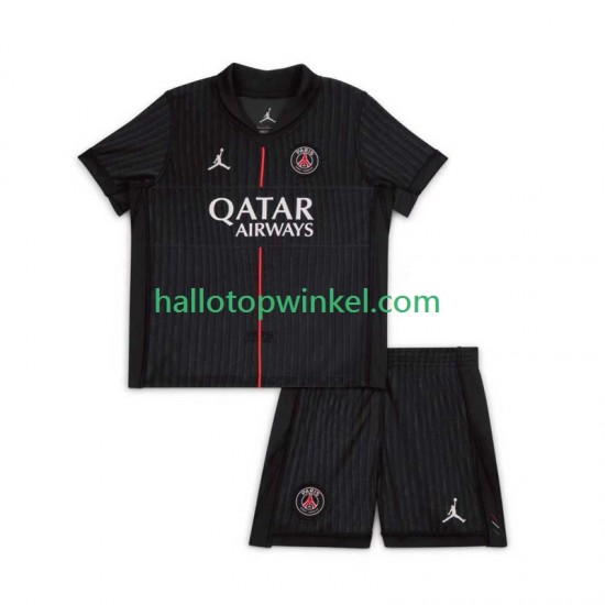 Paris Saint-Germain Voetbalshirt Kleuters/Kids Vierde Tenue 2025-2026 Korte Mouw