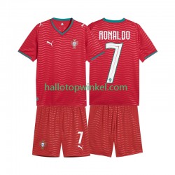 Portugal Voetbalshirt Cristiano Ronaldo 7 Kleuters/Kids Thuis Tenue WK 2026 Korte Mouw