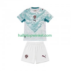 Portugal Voetbalshirt Kleuters/Kids Uit Tenue WK 2026 Korte Mouw
