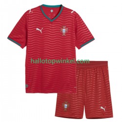 Portugal Voetbalshirt Kleuters/Kids Thuis Tenue WK 2026 Korte Mouw