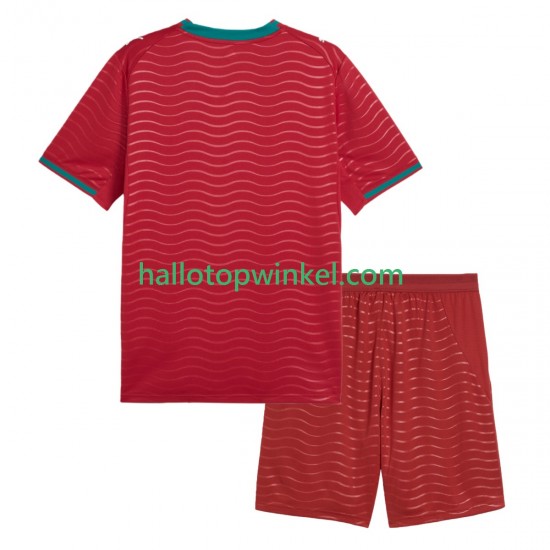 Portugal Voetbalshirt Kleuters/Kids Thuis Tenue WK 2026 Korte Mouw