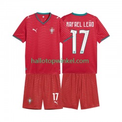 Portugal Voetbalshirt Rafael Leao 17 Kleuters/Kids Thuis Tenue WK 2026 Korte Mouw