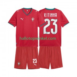 Portugal Voetbalshirt Vitinha 23 Kleuters/Kids Thuis Tenue WK 2026 Korte Mouw
