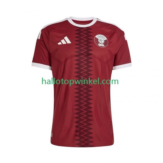 Qatar Voetbalshirt Heren Thuis Tenue WK 2026 Korte Mouw