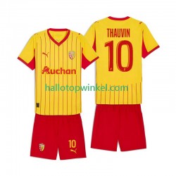 RC Lens Voetbalshirt Florian Thauvin 10 Kleuters/Kids Thuis Tenue 2025-2026 Korte Mouw