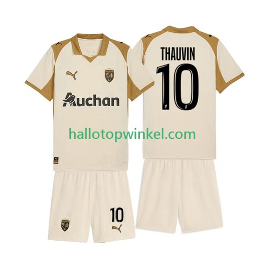 RC Lens Voetbalshirt Florian Thauvin 10 Kleuters/Kids Derde Tenue 2025-2026 Korte Mouw