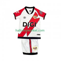 Rayo Vallecano Voetbalshirt Kleuters/Kids Thuis Tenue 2025-2026 Korte Mouw