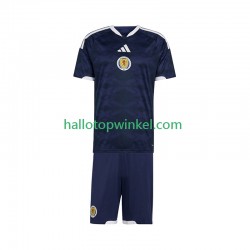 Schotland Voetbalshirt Kleuters/Kids Thuis Tenue 2026 Korte Mouw