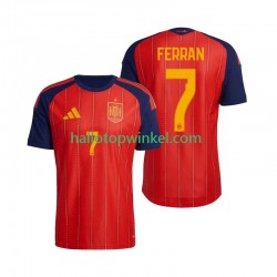 Spanje Voetbalshirt Ferran Torres 7 Heren Thuis Tenue WK 2026 Korte Mouw