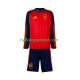 Spanje Voetbalshirt Kleuters/Kids Thuis Tenue WK 2026 Lange Mouw