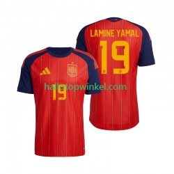 Spanje Voetbalshirt Lamine Yamal 19 Heren Thuis Tenue WK 2026 Korte Mouw