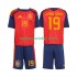 Spanje Voetbalshirt Lamine Yamal 19 Kleuters/Kids Thuis Tenue WK 2026 Korte Mouw