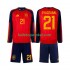 Spanje Voetbalshirt Mikel Oyarzabal 21 Kleuters/Kids Thuis Tenue WK 2026 Lange Mouw