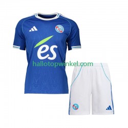 Strasbourg Voetbalshirt Kleuters/Kids Thuis Tenue 2025-2026 Korte Mouw